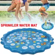 172cm Splash pad For Kids Sprinkler Water Play Mat Inflatable Spray Outdoor Pool