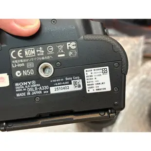 🌟三小福🌟【二手】SONY A330 單眼相機套裝組合 內附兩顆鏡頭 台南面交