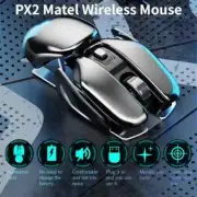 Rechargeable 1600DPI Computer Mouse 6 Buttons Waterproof Wireless Gaming Mouse