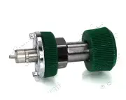 Gas Fitting Ohmeda Male Quick-Connect x DISS Female Hand Tight Nut & Nipple, O2