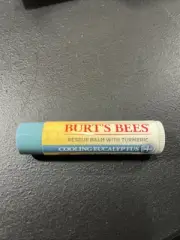 30)BURT’S BEES LIP BALM RESCUE BALM W TUMERIC COOLING EUCALYPTUS 100% NATURAL