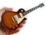 WB Gibbons 1959 Gibson Cherry Sunburst Les Paul Standard Pearly Mini Guitar