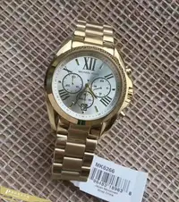 在飛比找Yahoo奇摩拍賣-7-11運費0元優惠優惠-雅格時尚精品代購Michael Kors 經典手錶 金色金錶