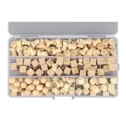 180 Wooden Push Pins Geometric Shape for DIY Craft Supplies Apparel Sewing6902