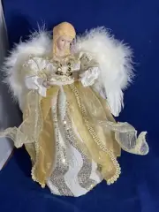 Kurt Adler Tree Topper Fairy Angel Christmas Tree Decor Ornament Fairy ￼￼