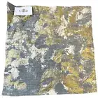 Pottery Barn x Villa Blaise Luciana Pillow Cover in Rain Blue Gold Metallic NEW