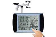 Tesa WS1081 Solar Powered Touch Panel Weather Center with PC interface