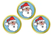 Father Christmas Santa Clause Golf Ball Markers