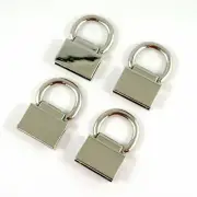 Edge Connector Strap Anchors in Nickel By Emmaline Bags