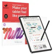 Galaxy Tab S8 Plus/S7 FE/S7 Plus/S7 Plus 5G 12.4 Screen Protector, Genuine Bersem Paperfeel Paper Texture Film for Samsung 2PCS