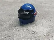 Evel Knievel Blue Helmet & Goggles Ideal Custom