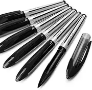 Uni-Ball AIR - 0.7mm Medium Rollerball - 6 Pack - Black - UBA-188-L