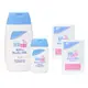 sebamed 施巴5.5 嬰兒舒敏乳液 200ML 贈舒敏浴露50ML+嬰兒柔護面霜10ML+嬰幼兒洗髮乳10ML