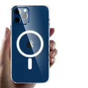 Ultra Clear Magnetic Circle Magsafing Case for Iphone 14 13 12 11 Pro Max Xs Xr 7 8 Plus Iphone Magnetic Macsafe Cases