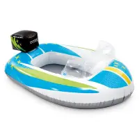 在飛比找Yahoo!奇摩拍賣優惠-水上設備 游泳 intex59380 兒童水上座圈充氣玩具 