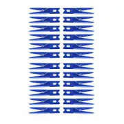 Ozoffer Xtra Kleen? 150PCS Clothes Pegs Rust Resistant Non - Staining Strong Grip Blue
