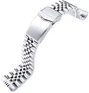 [Strapcode] MiLTAT 22mm Watch Band for Seiko Turtle SRP775 SRP777 SRPA21, Super-J Solid Screw-Links