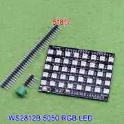 1PCS 8x5 40 LED Matrix 5050 RGB WS2812 LED Full-Color Driver Board For Arduino L