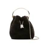 [Jimmy Choo] Jimmy Choo Bon Bon Pearl-embellished Mini Bag ONE SIZE BROWN