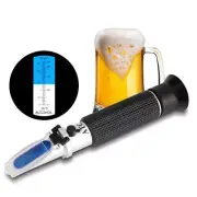 Alcohol Refractometer Alcoholometer Alcohol Spirit Tester Meter Hydrometer 0-80%