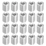 25Pcs Threaded Inserts, M6-1x12 & M10-1.5x12 Thread Repair Insert
