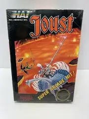NES Nintendo Game JOUST - NEW & Factory Sealed with Authentic H-Seam! ROUND SOQ!