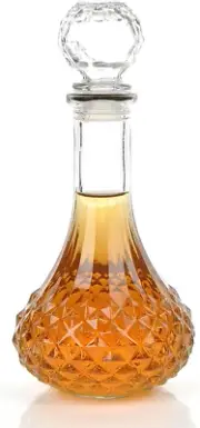 KLOUD City® Clear 1000Ml Whiskey Wine Liquor Decanter with Stopper