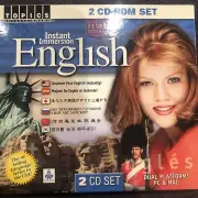 Instant Immersion English 2 CD-ROM Set By Topics pc & mac