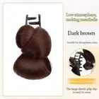 Black Wig Hair Claw Soft Ponytail Wig Natural Hairpiece for Women