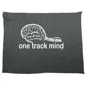 One Track Mind Trains - Funny Novelty Soft Sport Microfiber Towel