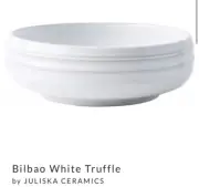Juliska “BILBAO-White Truffle” Soup/Pasta BOWL 8x3" PORTUGAL 0811E (New w/Tags)
