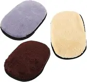 CRILSTYLEO 3pcs Car Cleaning Gloves Soft Faux Lambswool Washing Mitts for Polishing Cleaning Versatile for Home Office Auto Detailing Durable Comfortable to Use