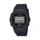 【CASIO 卡西歐】G-SHOCK 纖薄精巧 簡約純色 百搭黑 經典方型 GMD-S5600BA-1_40.5mm