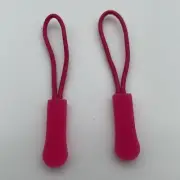 12 Pcs Zipper Pull Puller End Fit Rope Tag Replacement + 2 Pcs Squishies Animal