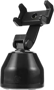 OSALADI Following Gimbal Stand Rotatable Phone Rack for Video Recording Live Streaming Chat Automatic Face Recognition Rotation for Outdoor Sports Daily Photography