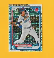 2024 Bowman Chrome Matt Shaw Mega Box Mojo Refractor Cubs