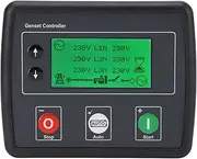 Gearwell Generator Controller LCD Display 3 Phase D!esel Auto Mains Failure Control Self Starting Module 600VAC Generator Engine Control Module Panel