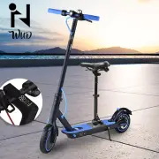 RECHARGEABLE FOLDING ELECTRIC SCOOTER ADULT KICK E-SCOOTER SAFE URBAN WITH SEAT