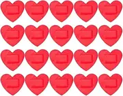 Yardwe 20pcs Heart Stickers Gauze for Wounds Big Closure Strips Vet Wrap Body Tape Large Patches Face Tape Scar Tape Small Waterproof