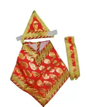 @ Indian Traditional Multicolour Dress With Dupatta For Sai Baba