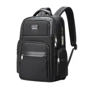 BOPAI Anti-Theft Smart 15.6" Laptop Backpack & USB Charging Luxury Leather Business Bag B1301