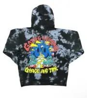 Market x Smiley Beyond Space & Time Hoodie Size Medium Tie Dye Chinatown