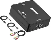 Av Converter Cable - Wear-Resistant Video Adapter, Digital Audio Cable | 0.59in Signal Converter with 3 Cords, Efficient Output for Game Consoles, TV Setups, and Portable Entertainment Devices