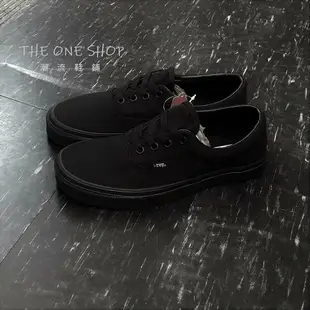 TheOneShop VANS ERA BLACK / BLACK 黑色 全黑 帆布 基本款 經典款 滑板鞋 VN000QFKBKA