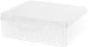 Parliky Sturdy Plastic Storage Box Garden Organizer Container 30 Compartments for Outdoor Use