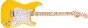 Hardtail Squier STRAT Fender guitar- LUTHIER SET UP w/extras-yellow ready2rock