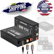 HiFi Audio Noise Eliminator: RCA and 3.5 mm Plug & Play Isolator for Clarity