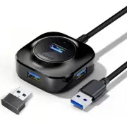 USB 3.0 Hub, USB Hub Splitter Expander 4-Port 5Gbps Extension Cable, for Lapt...