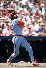George Hendrick Of The St Louis Cardinals 1980 Baseball Photo 6