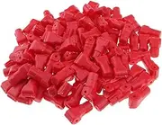 KESOTO 100pcs Red Retail Shop Security Display Hook Anti Sweep Theft 4mm/4.5mm/5mm/6mm/7mm/8mm, 5mm